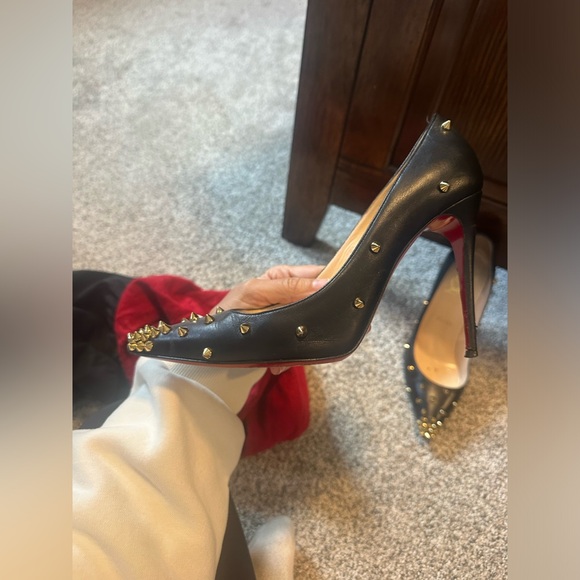 Gold Degraspike Christian Louboutin Spike heels - Picture 9 of 16